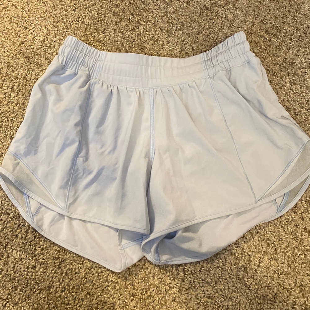 Lululemon light blue shorts